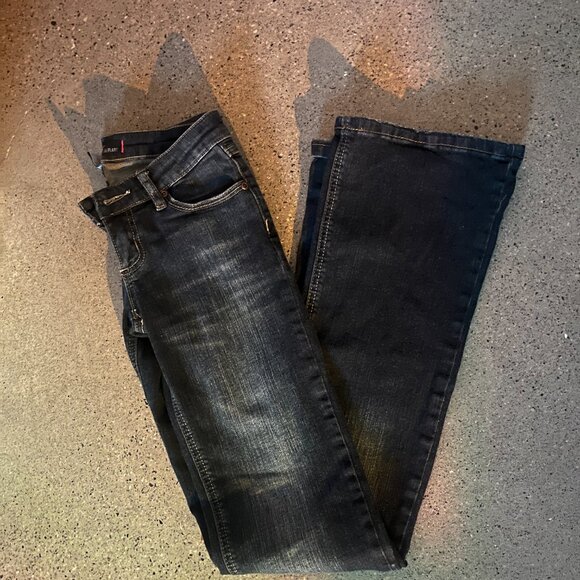 Vintage garage flared jeans, xs - Picture 2 of 5